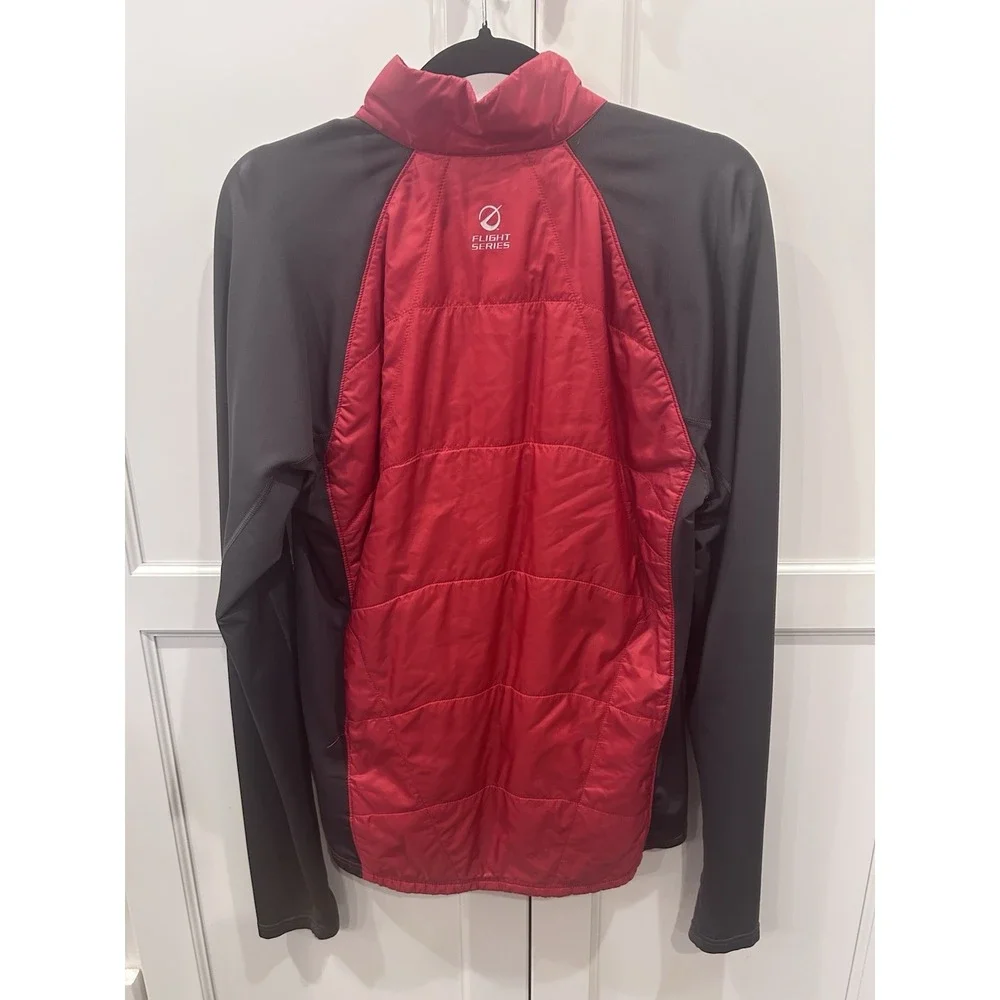 The North Face Flight Series Men's Track Jacket Full Zip Red/Gray Colorblock S